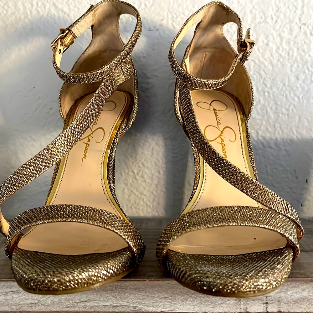 Jessica Simpson strappy high heels. Size 7